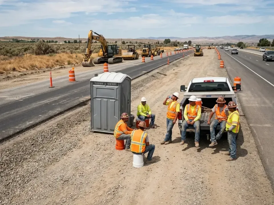 highway-road-construction-crew-007 — frequently asked questions, Porta Potty and Restroom Rentals in Mountain View, CA